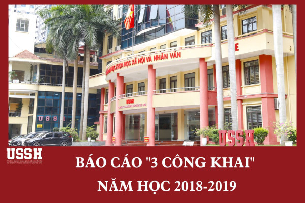 Báo cáo "3 công khai" năm học 2018-2019