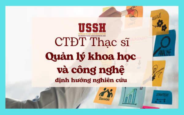 Chương trình đào tạo trình độ thạc sĩ ngành Quản lý khoa học và công nghệ định hướng nghiên cứu năm 2023