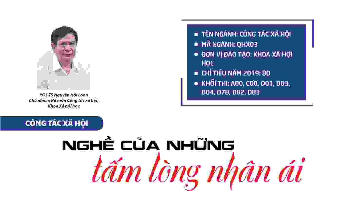 Công tác xã hội: Nghề của những tấm lòng nhân ái