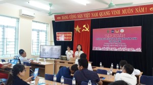 PGS TS  Nguyễn Thị Minh Hằng & ThS  Đào Thị Hoa tập huấn cho cán bộ Trường THPT Tống Duy Tân, TH