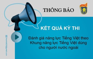 Thong bao ket qua thi DGNL tieng Viet