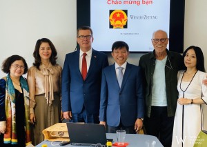 A HIGH-RANKING VIETNAMESE ACADEMIC DELEGATION IS RESEARCHING IN VIENNA TO DEVELOP UNIVERSITY EDUCATION