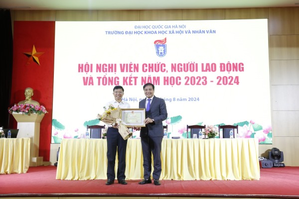 Nghị Quyết Hội nghị Viên chức, Người lao động và Tổng kết năm học 2023 - 2024 của game đánh chắn online đổi thưởng
, ĐHQGHN