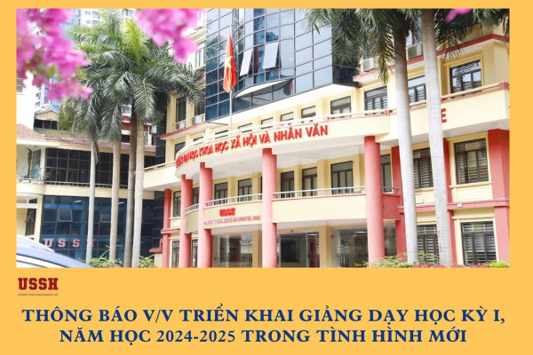 Thông báo về việc triển khai giảng dạy học kỳ 1, năm học 2024-2025 trong tình hình mới