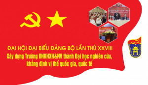 Đại hội Đại biểu Đảng bộ Trường ĐHKHXH&NV lần thứ XXVIII