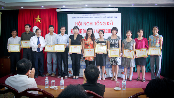 Tổng kết công tác công đoàn năm học 2010 - 2011