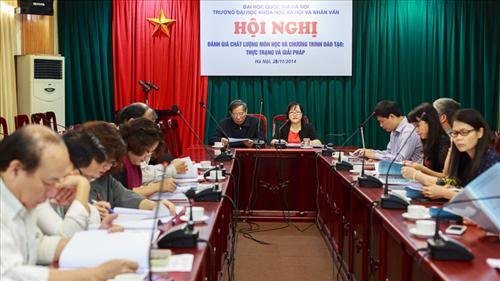 Hội nghị đánh giá chất lượng môn học và chương trình đào tạo