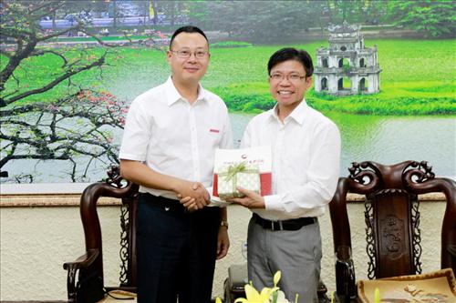 Tiếp và làm việc với đoàn đại biểu Học Viện Thành Đô (Trung Quốc)