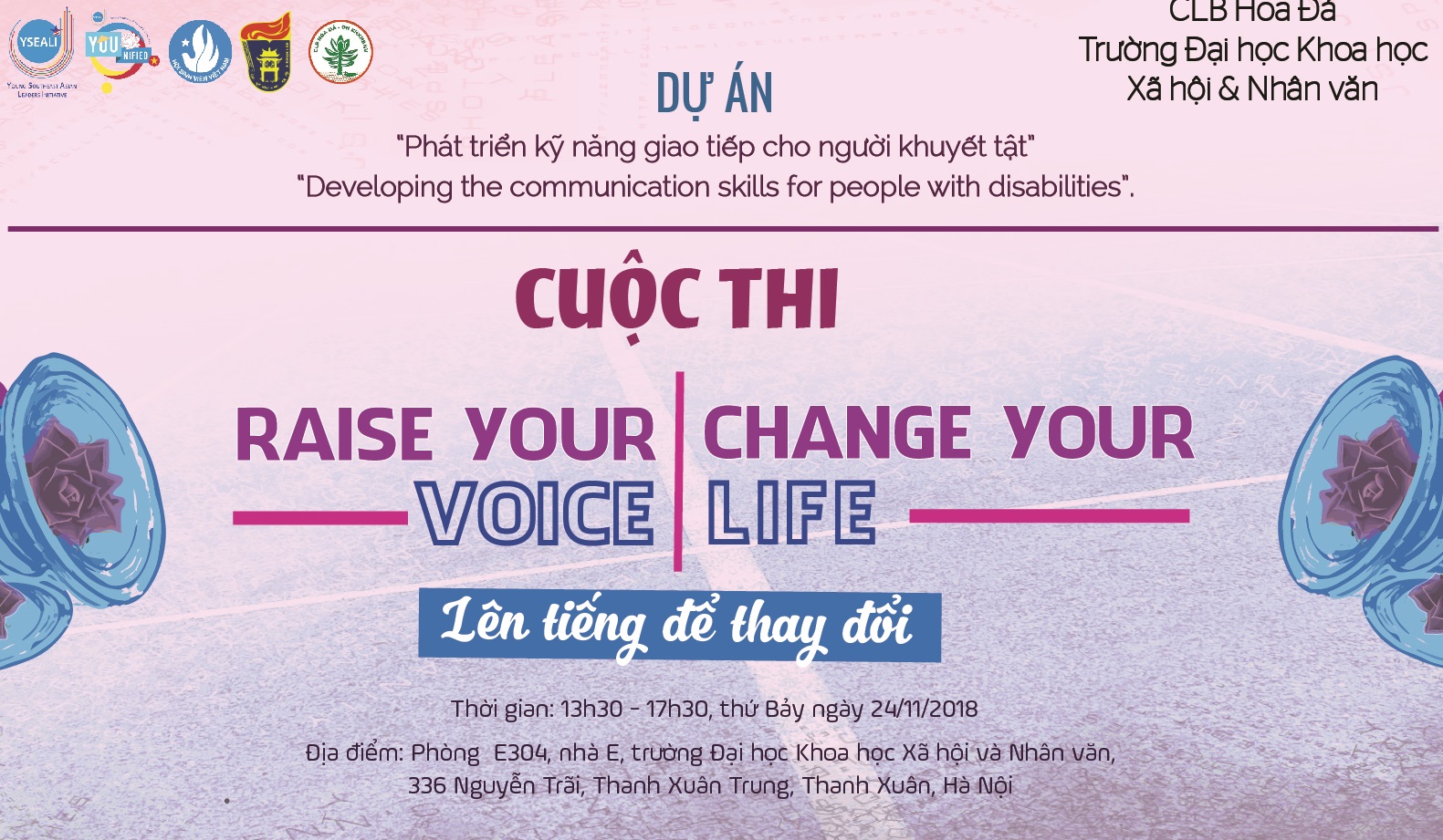 Đại sứ quán Mỹ tài trợ dự án “Phát triển kỹ năng giao tiếp cho người khuyết tật” của CLB Hoa Đá