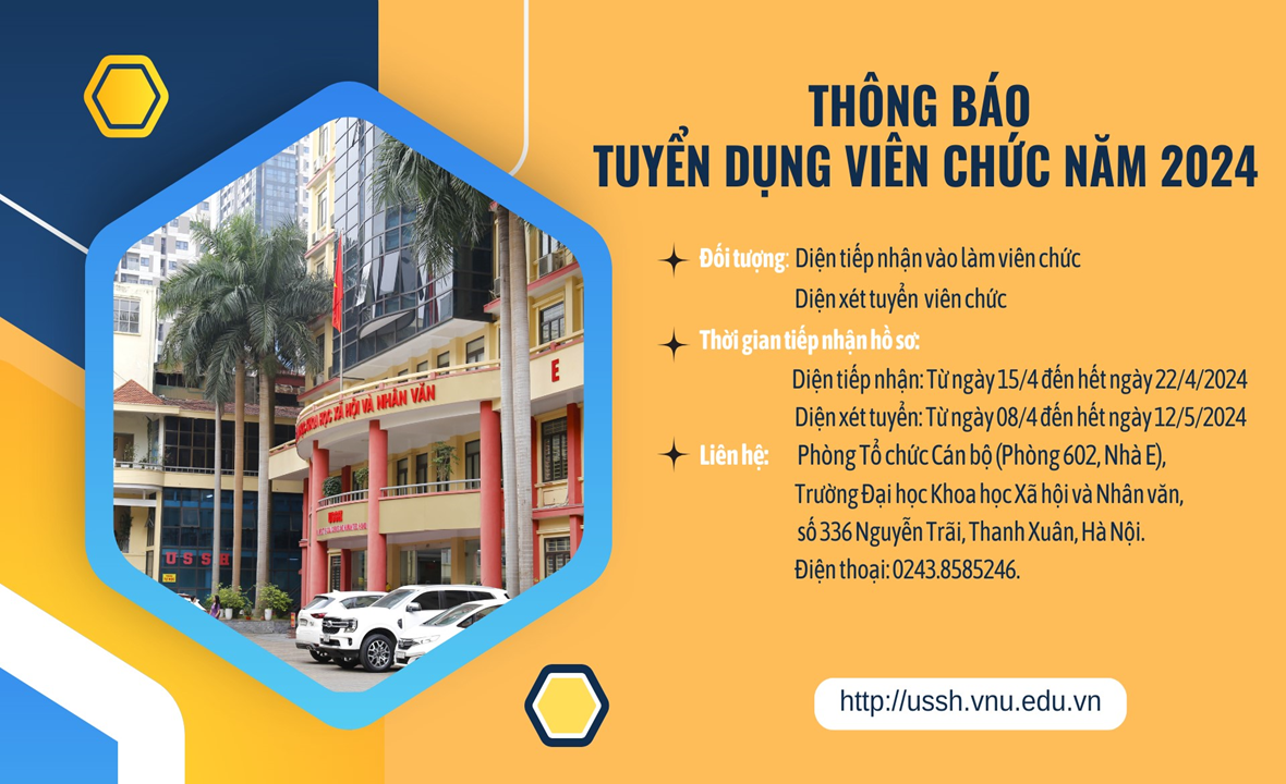 Thông báo tuyển dụng viên chức 2024